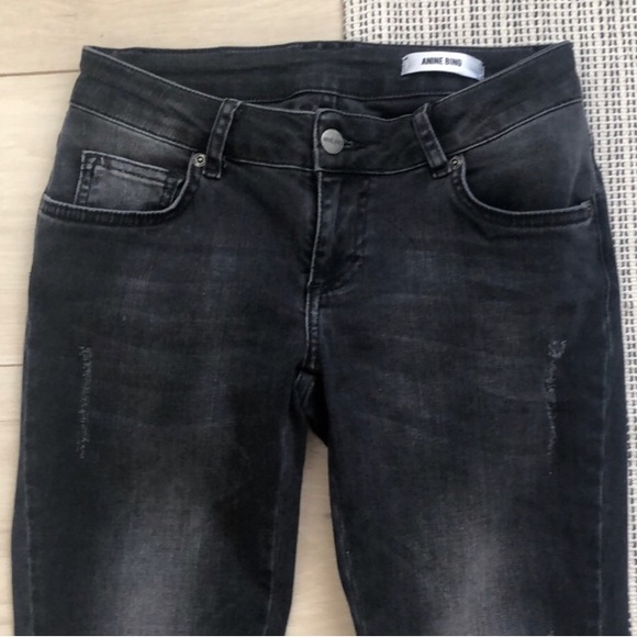 Anine Bing black stretch skinny jeans - Picture 7 of 9